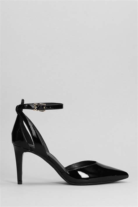 flex patent leather mid heel pump michael kors|MICHAEL Michael Kors Mirabel Flex Patent Leather Pumps.